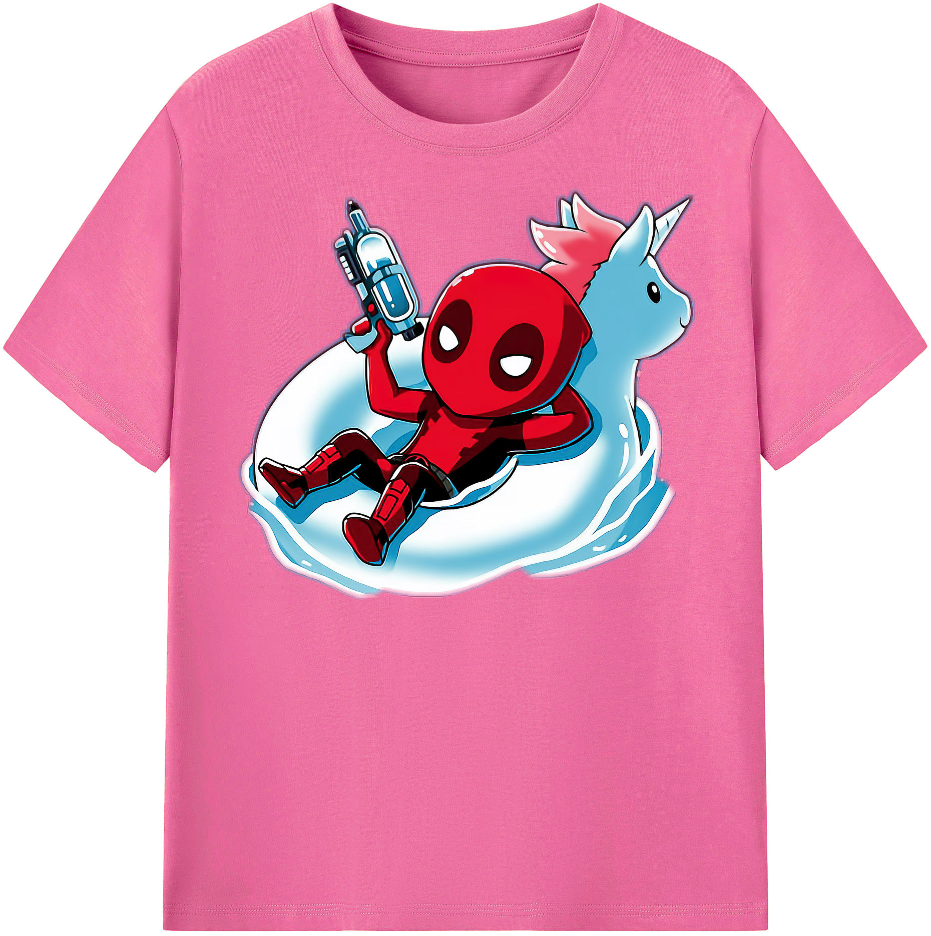 （画像用） Deadpool デッドプール レディースカジュアルプリントTシャツ（綿100％）